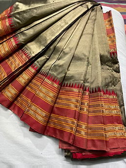 Kalgudi- Narayanpet Pure Silk Saree