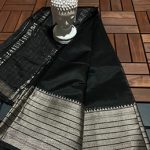 Pure Cotton Silk Mangalagiri Saree With Running Blouse-1