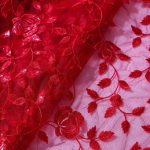 gorgeous-red-thread-with-sequins-floral-leafy-embroidery-on-red-soft-net-fabric