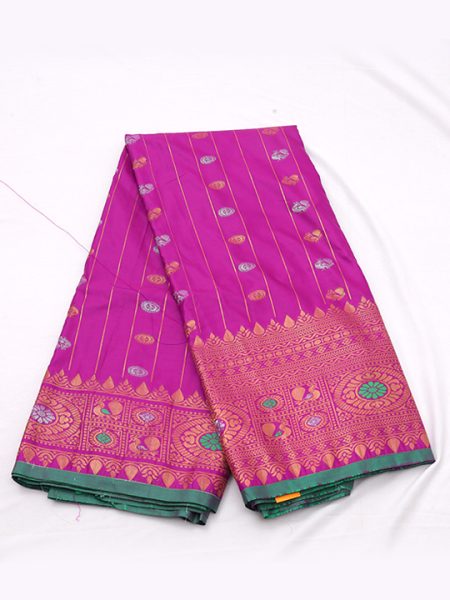 Gadwal Self Border saree